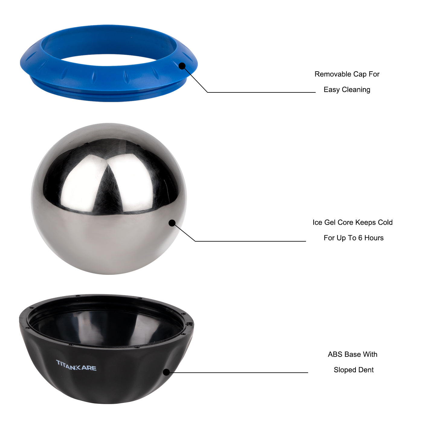 TITANKARE Hand Massage Roller Ball